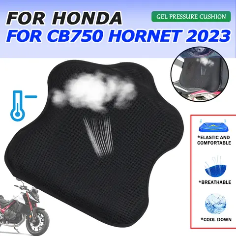 For HONDA CB750 HORNET CB 750 CB HORNET 2023 750CB Motorcycle Accessories Gel Seat Cushion Breathable Insulation Air Pad Cover