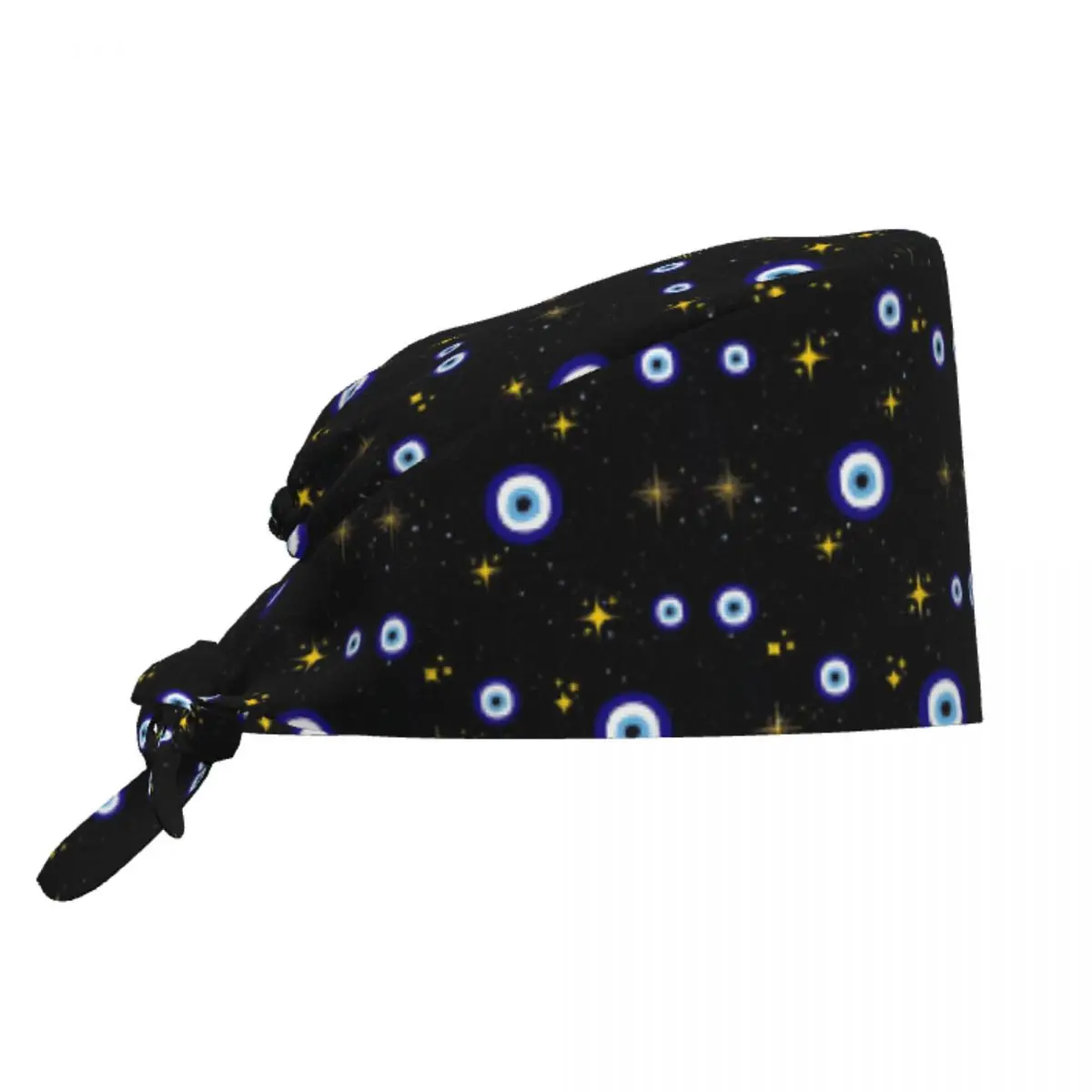 Custom Evil Eye Protection Breathable Scrub Hat Surgical Scrub Cap Unisex Nurse Medical Cap Work Scrubs Hat for Medical Surgical