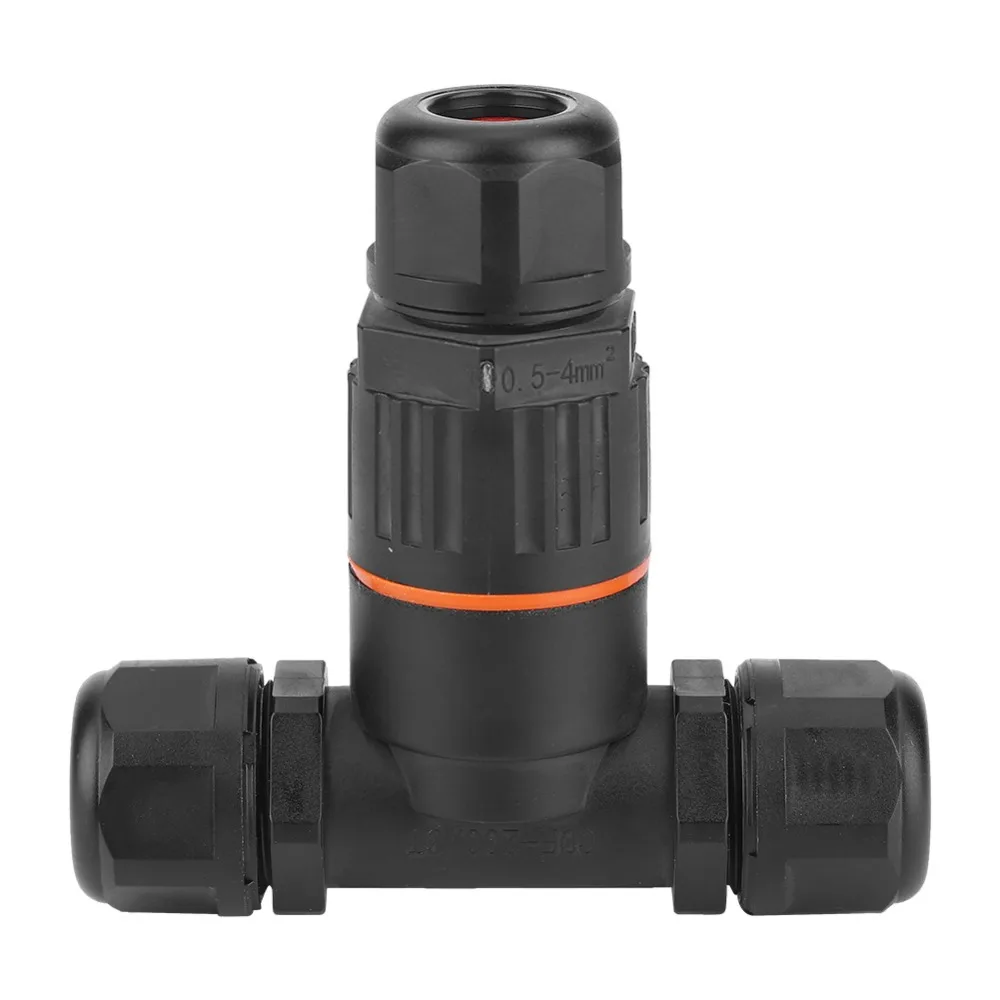 

Waterproof 450V Junction Box 3 Way 32A Cable Connector T Shape Outdoor Junction Box Billboard Displays