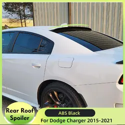 Car Rear Window Roof Spoiler Wing for Dodge Charger 2015-2021 Duckbill Style Roof Spoiler Wing Lip Splitter Glossy Black ABS