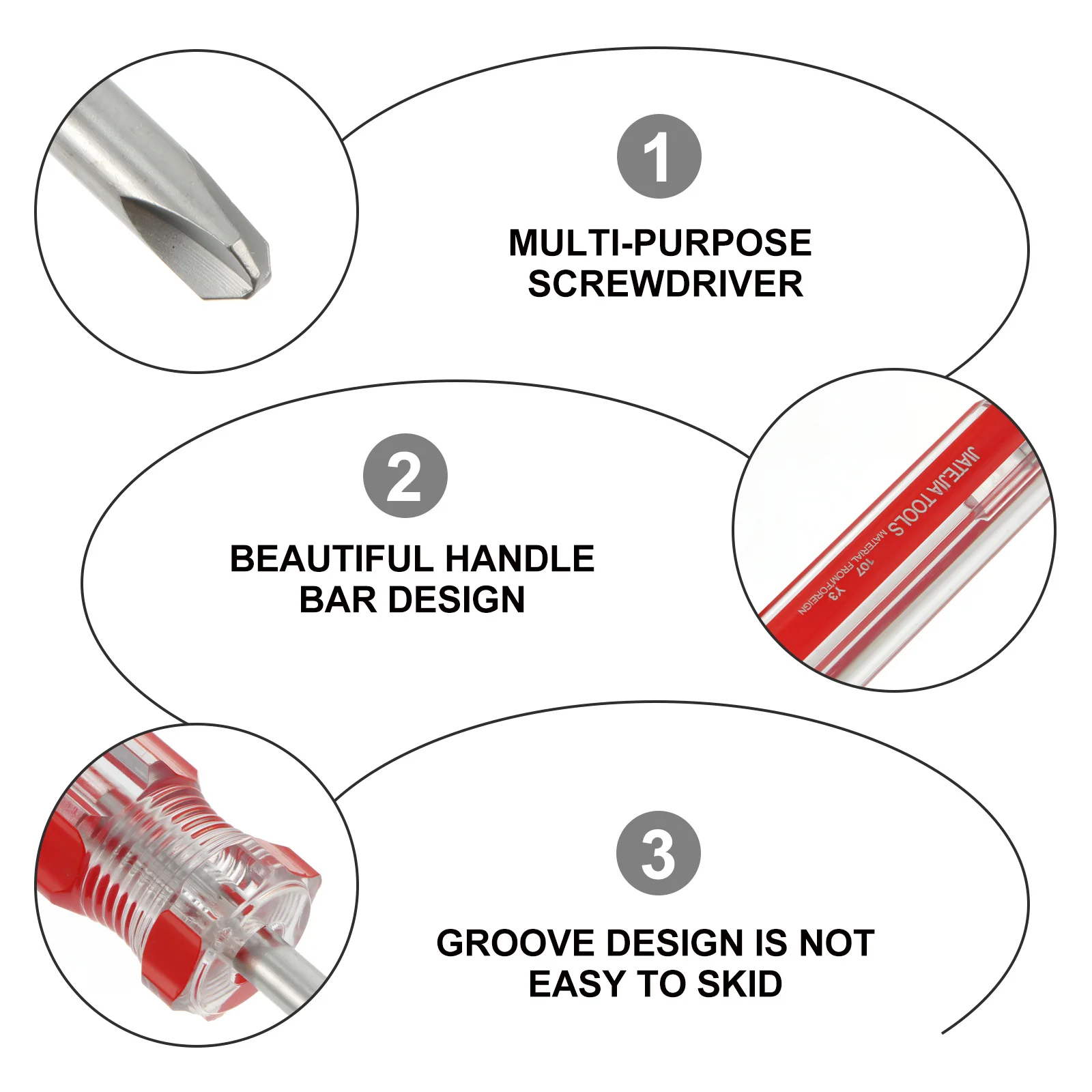 

4Pcs Magnetic Y Screwdriver Kit Special Procedures Strengthened for Durability Magnetic Screwdriver Hand Tool Repair Tool