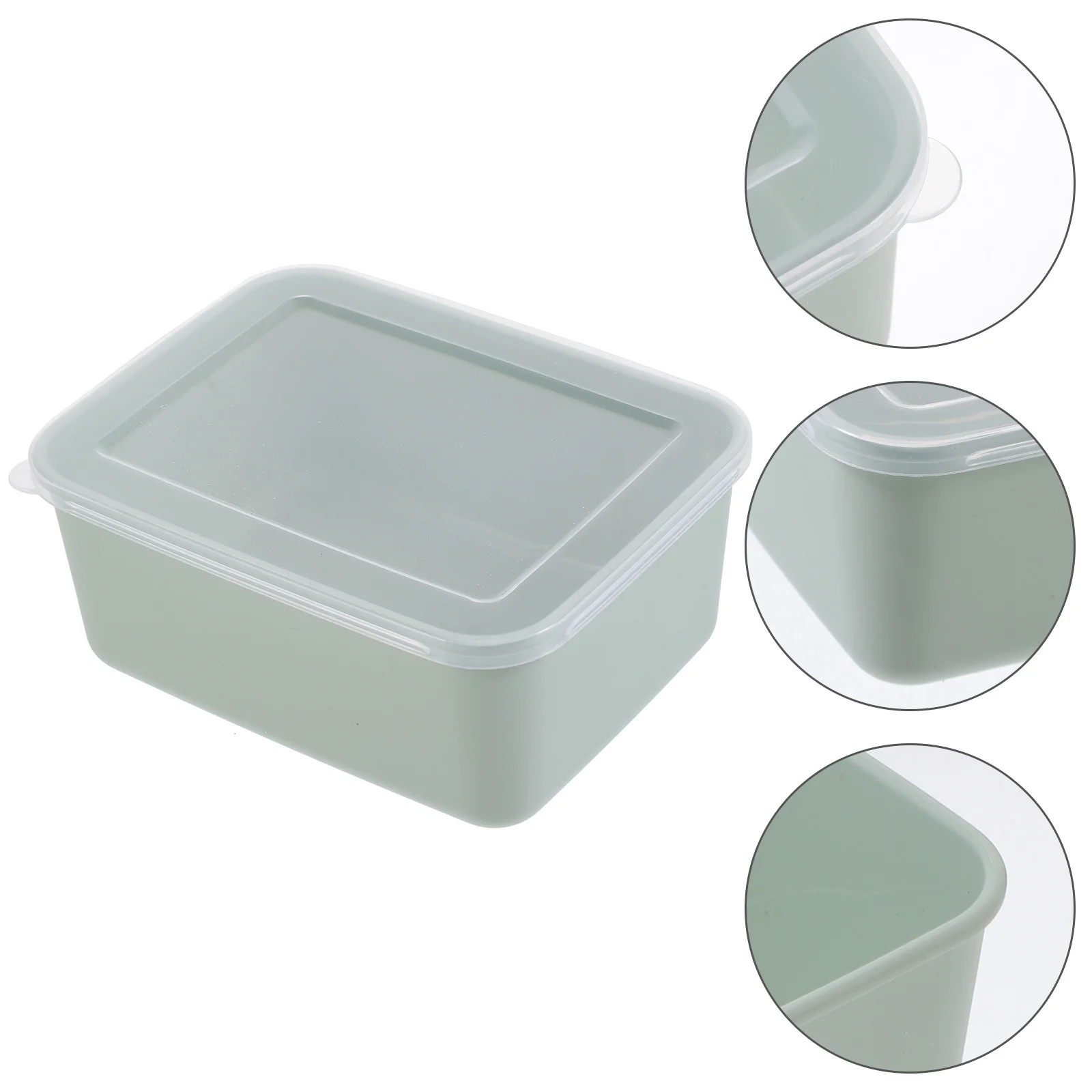 Contenedores de alimentos herméticos, cajas de conservación fresca para almacenamiento en frigorífico, apilable, para verduras y frutas, congelador reutilizable, 4 Uds.