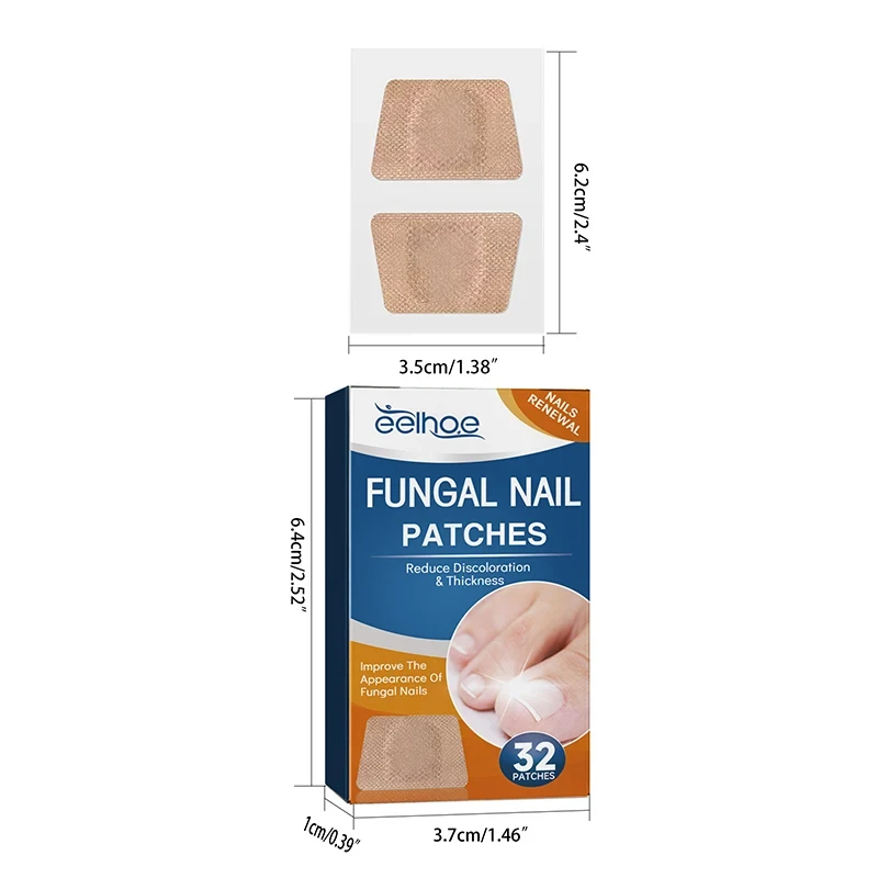Nail Repair Patch Fungal Infection Care Patch Discoloration Thicken Embedded Growth Toenails Orthopedic Bandage Non-woven Fabric