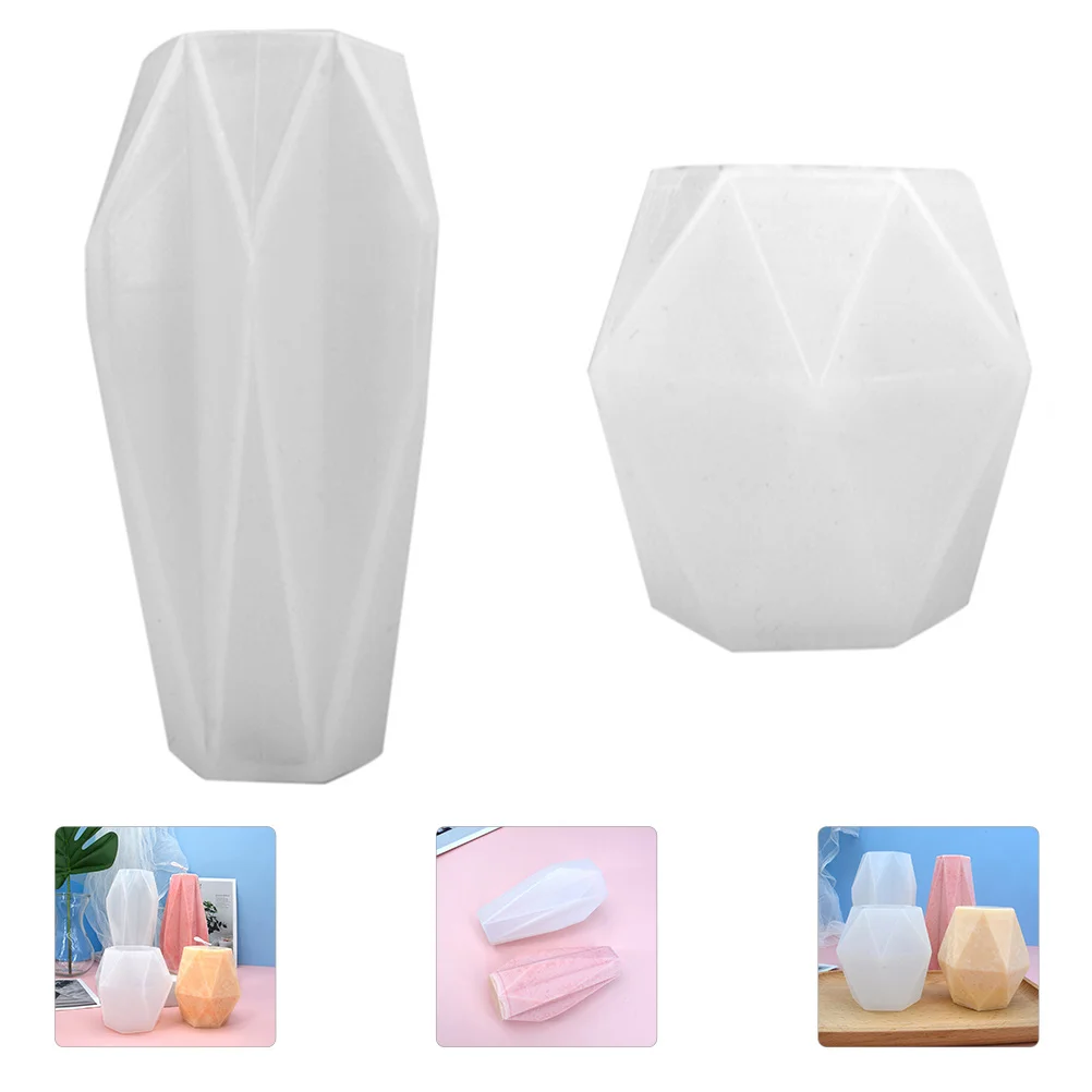 

2Pcs Pear Vase Mold DIY Molds Creative Shapes Easy Pour Cool Demold Unique Scented Candles DIY Molds