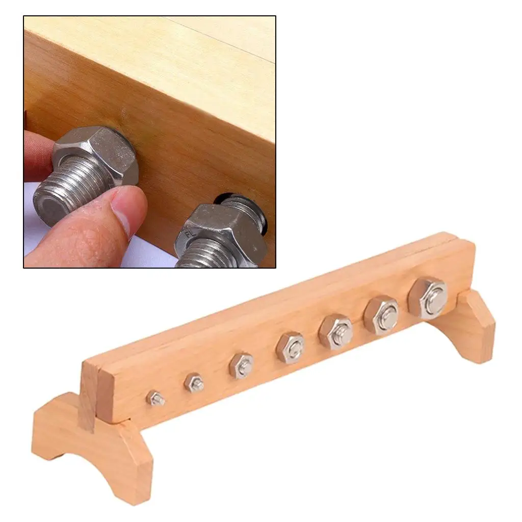 Montessori zintuiglijk speelgoed Schroef en set Montessori houten educatief speelgoed