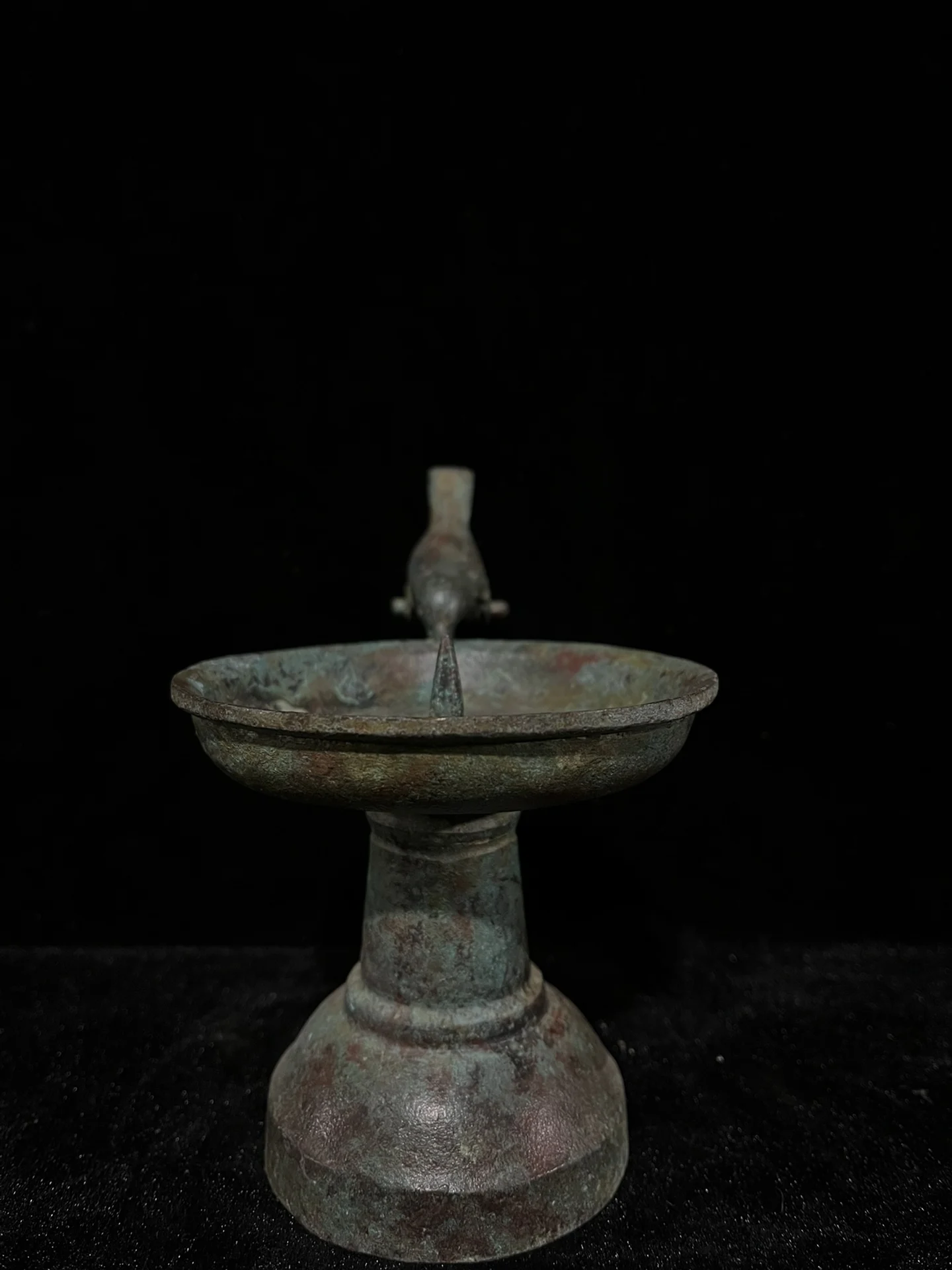 Imagem -02 - Antique Bronze Oil Lamp Exquise Home Decoração