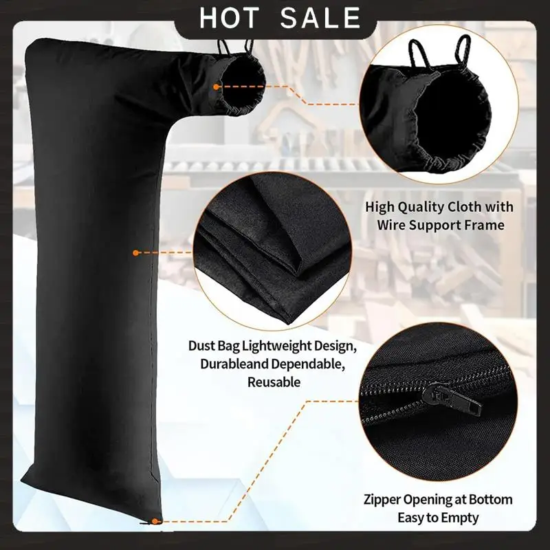 24-часовой мешок для сбора пыли для / Ryobi/ Porter Cable/Craftsman RIGID/Metabo Kobalt/Skilsaw Delta Table