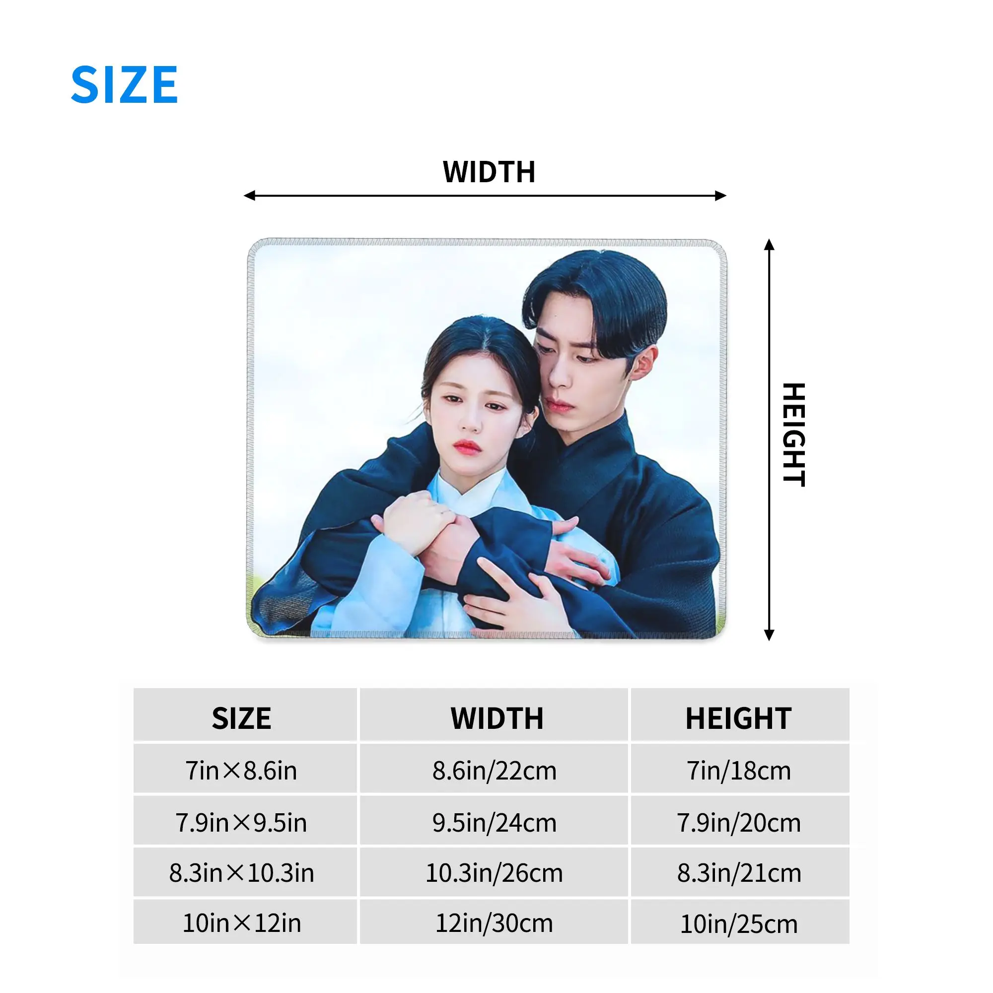 Kdrama Alchemy of Souls Light and Shadow Mouse Pad Computer Keyboard Mouse Mat PC Laptop Desk Mat Office Accessories Table Mats
