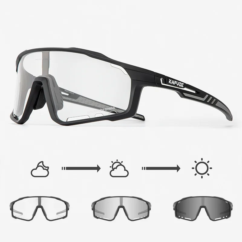 

Color changing cycling eyes, outdoor sports goggles, windproof and sand resistant cycling sunglasses