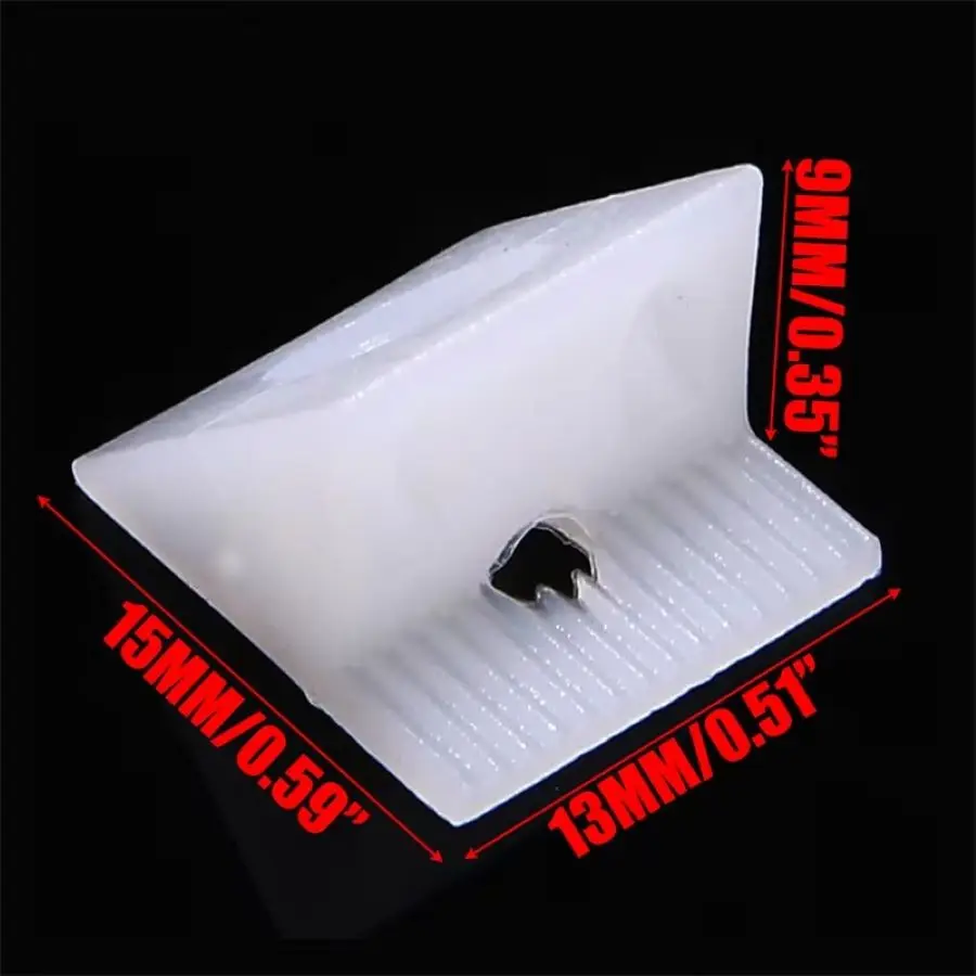 50/100pcs Furniture Chest Drawer Bottom Repair Fixing Mending Wedges Drawer Angle Code Bracket Fastener with Screws view 6