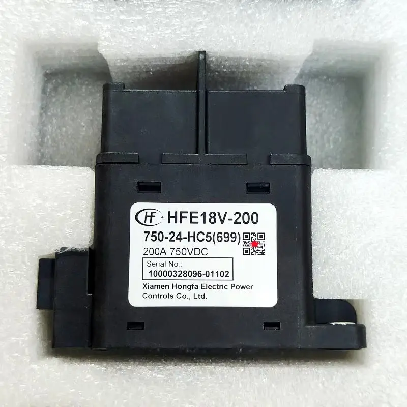 HFE18V-200 750-24-HC5(699) Hongfa مرحل تيار مستمر عالي الجهد للطاقة الجديدة، علامة تجارية جديدة ومبتكرة