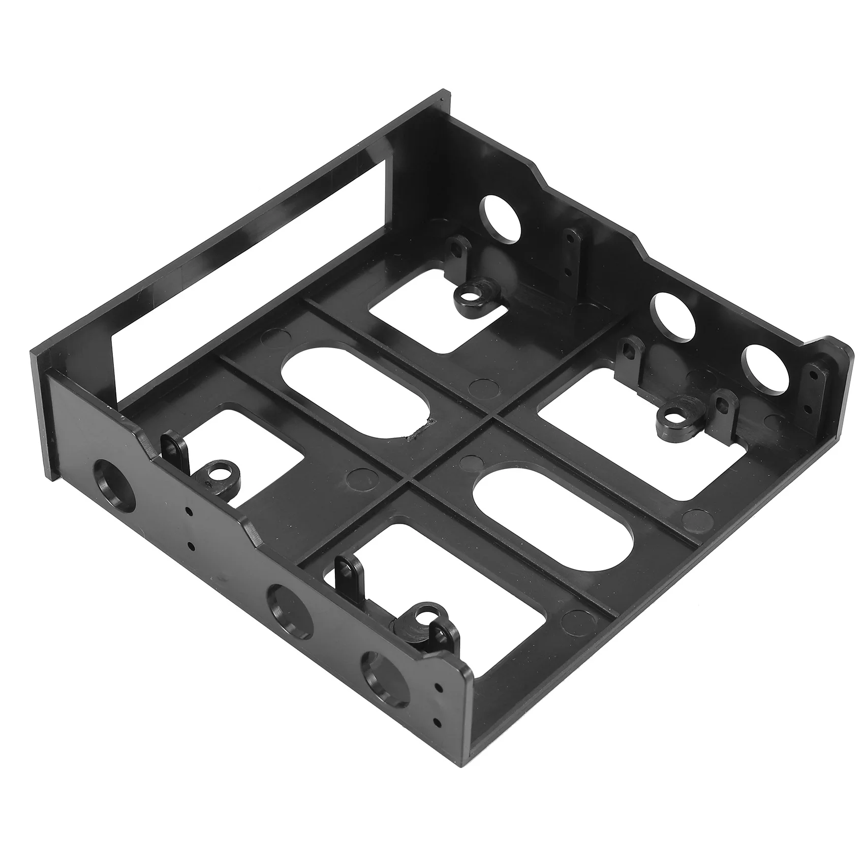 3.5 hingga 5.25 Hard Drive Bay Front Bay Bracket Adapter, pasang perangkat 3.5 inci di 5.25In Bay