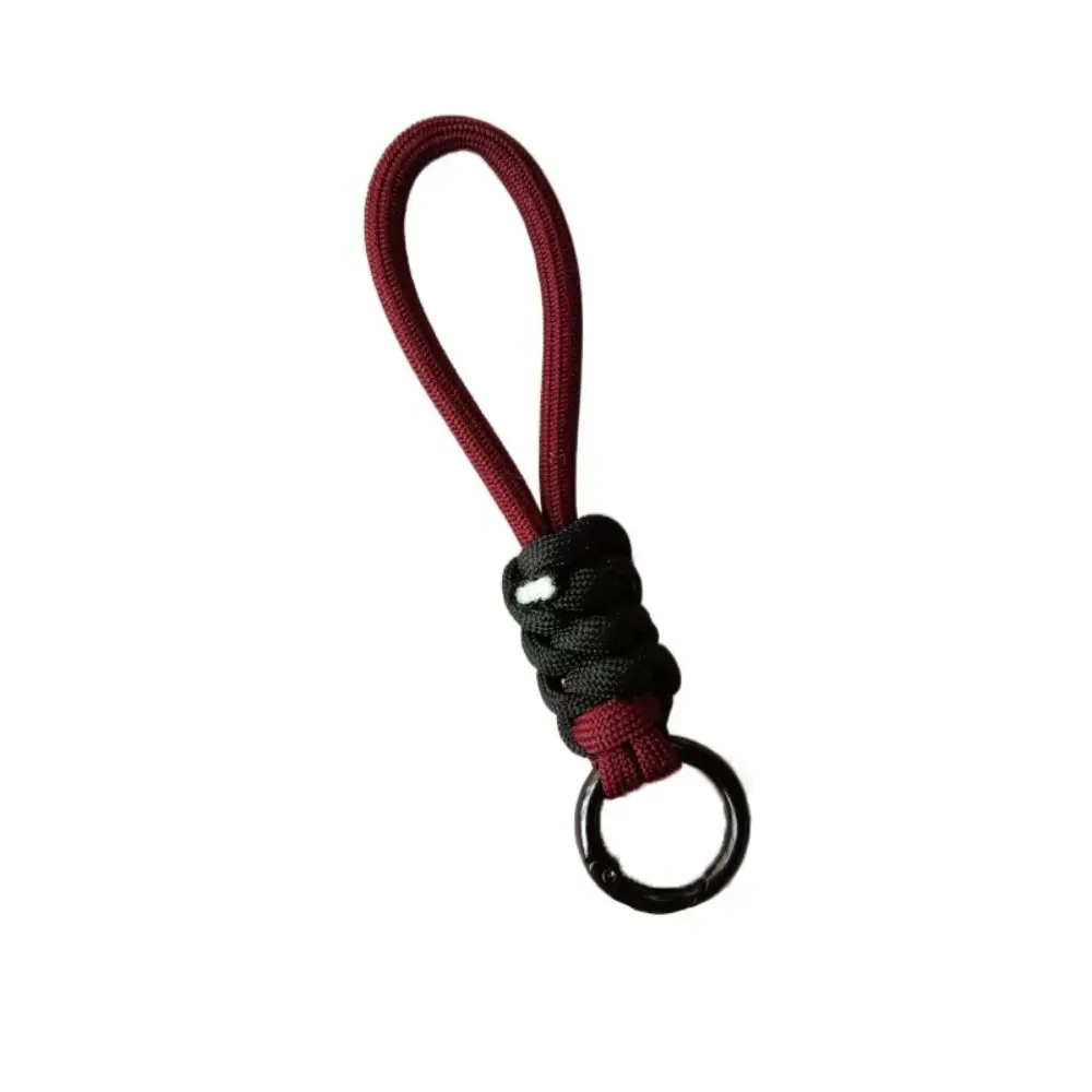 

Fashion Anti Lost Braided Rope Keychain Creative Soft Colorful Knot Pendant Strap Multicolor Braided Lanyard Keyring Couple