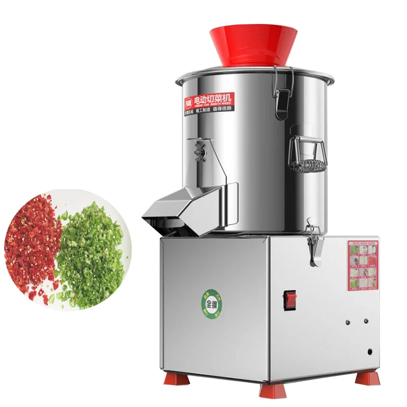 Food Cutter Commercial Electric Vegetable Shredder Particle Vegetable Trapping Machine Breeding And Feeding Chicken 750W