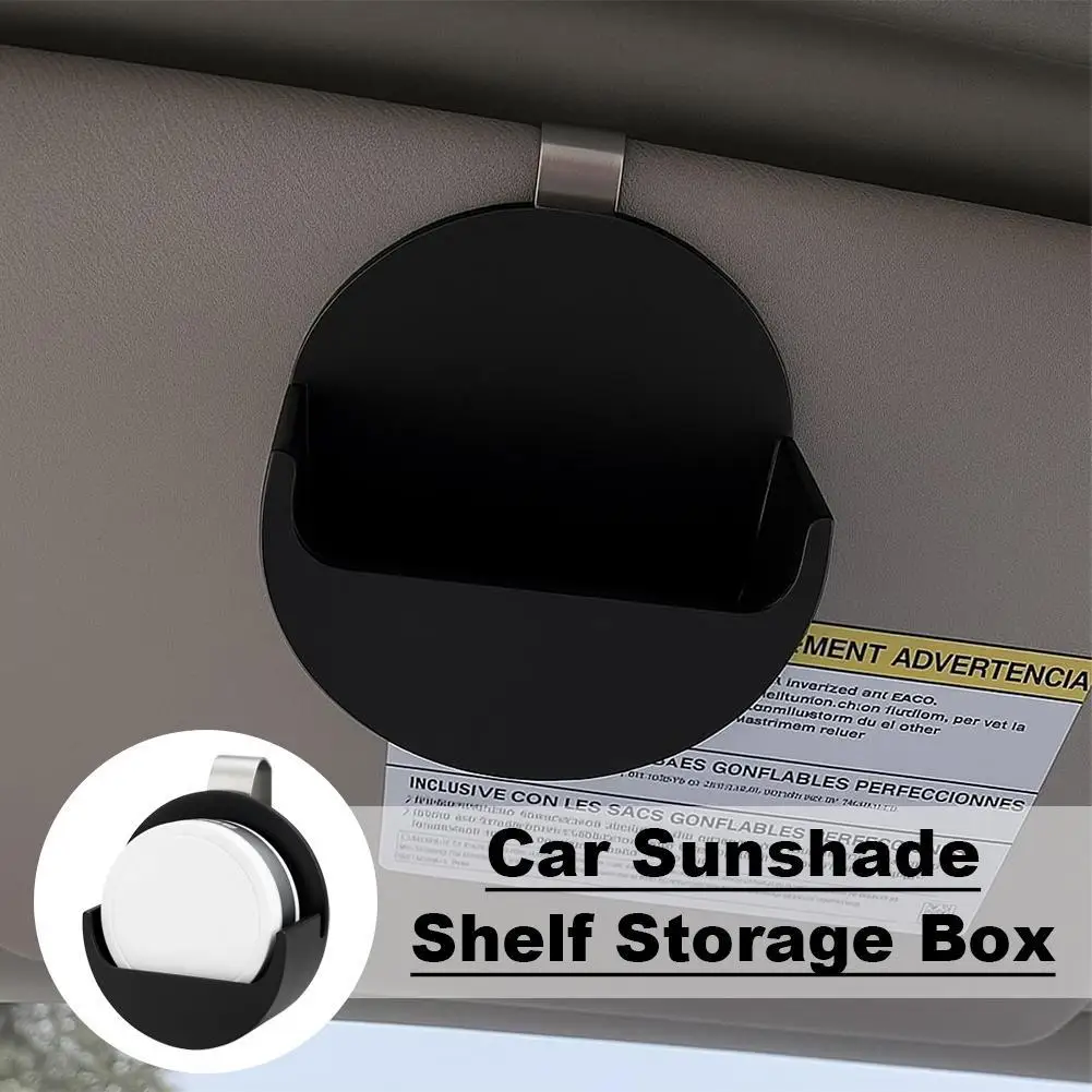 Clip-on Dip Can Holder for Car Visor Printed Dip Can Holder Secure Storage Travel Dip Can Storage Box for Cars Belts All Ve E1Y9