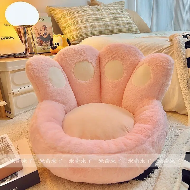 For Cat claw futon seat cushion plush seat cushion tatami on the ground bedroom bay window floor backing integrated lazy sofa