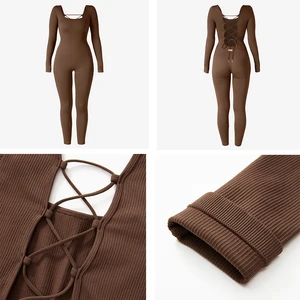 Overalls of a long -sleeved Sleeve Sports Jumpsuit 9 Main Sales Women's Cycling Jumpsuit - №7