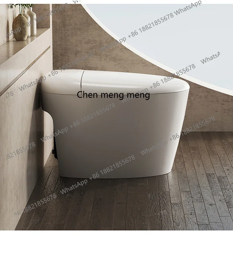Z189 The new toilet household does not require power supply, no water pressure limit, siphon toilet round toilet