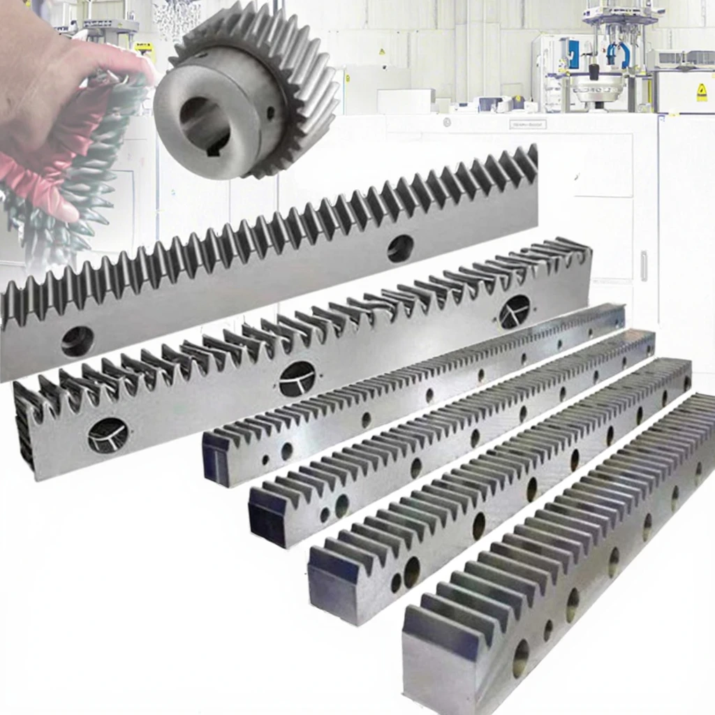 High Precision 15mm Electric Rack and Pinion Gears Industrial Use for CNC Machines Steel Mechanism Steering