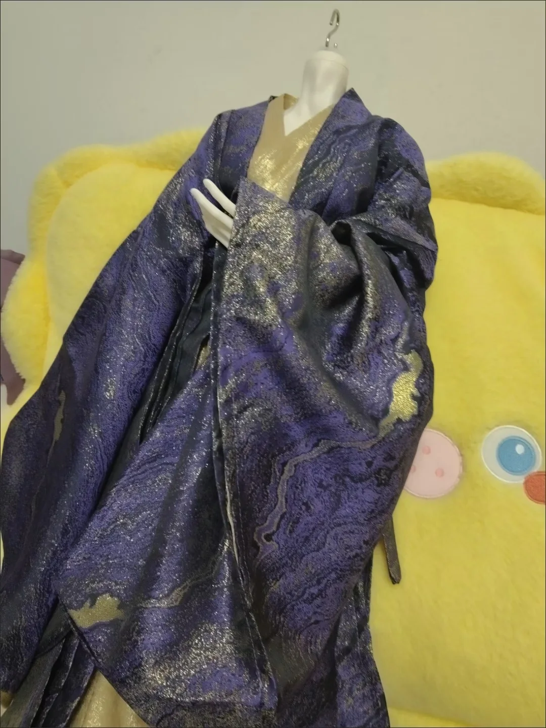 （customization 30day）BJD doll clothes suitable for ID75  size black set clothes set doll accessories (3 points)