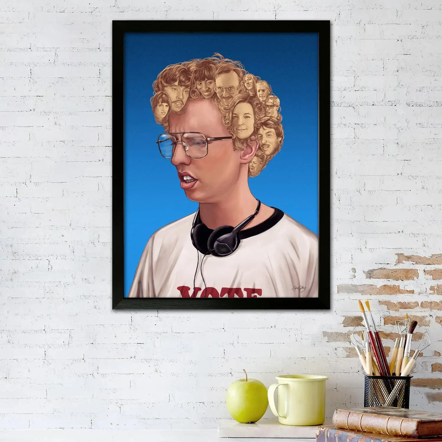 napoleon dynamite Poster Prints Wall Art Canvas Painting Poster For Modern Family Living Room Home Decor