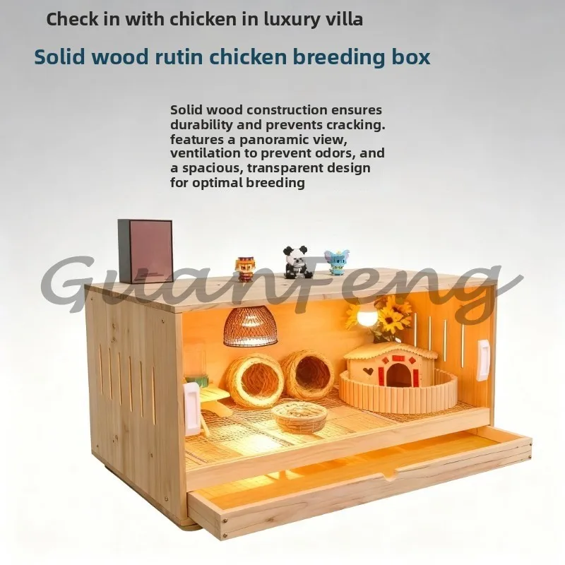 Drawer-style Insulation, Quail Incubator, Premium Kit, Full Landscape Setting and Thermostatic Control