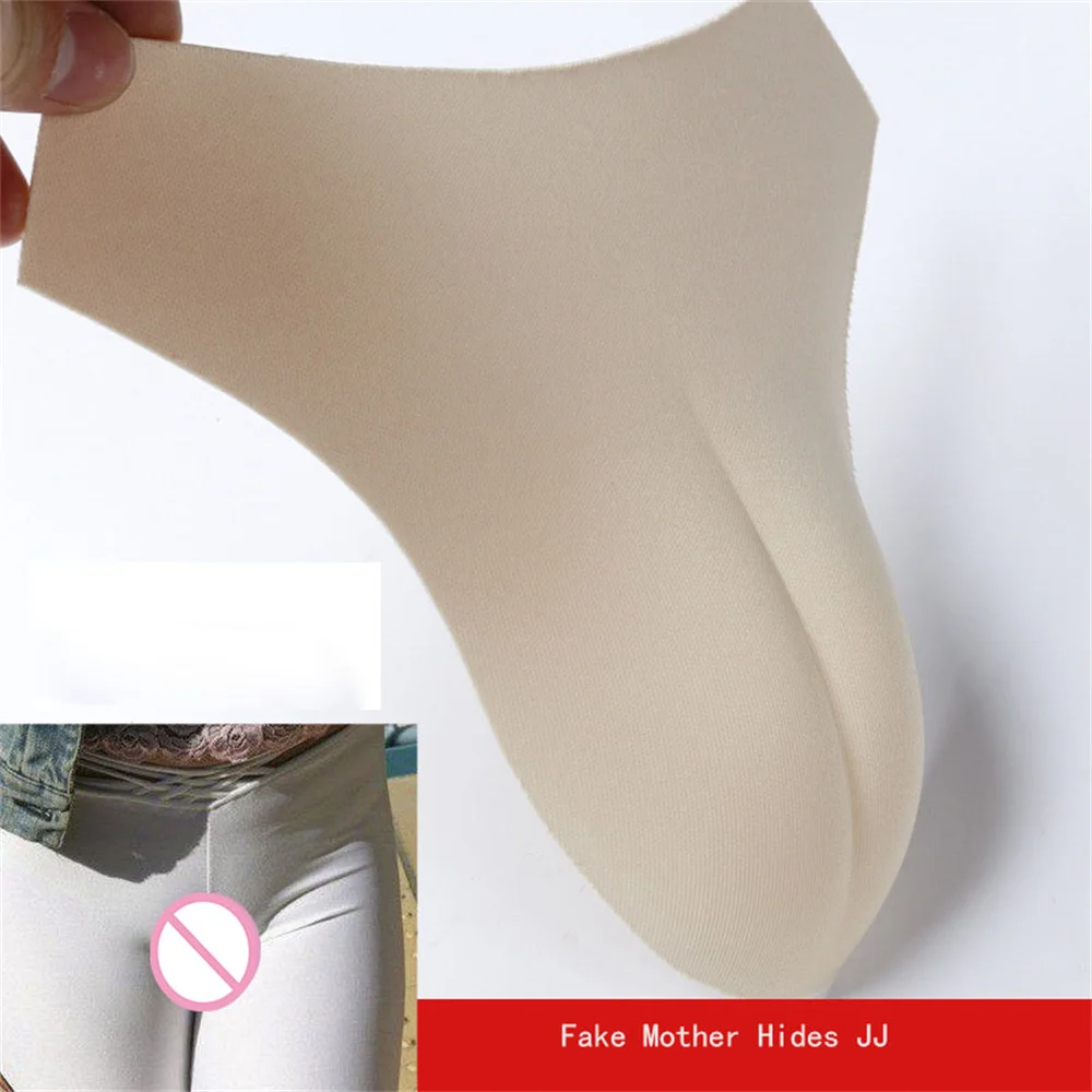 Men Sissy Fake Vagina Camel Toe  Insert Padded Panties Hiding Gaff Panty Thong For Transgender Crossdresser Shemale