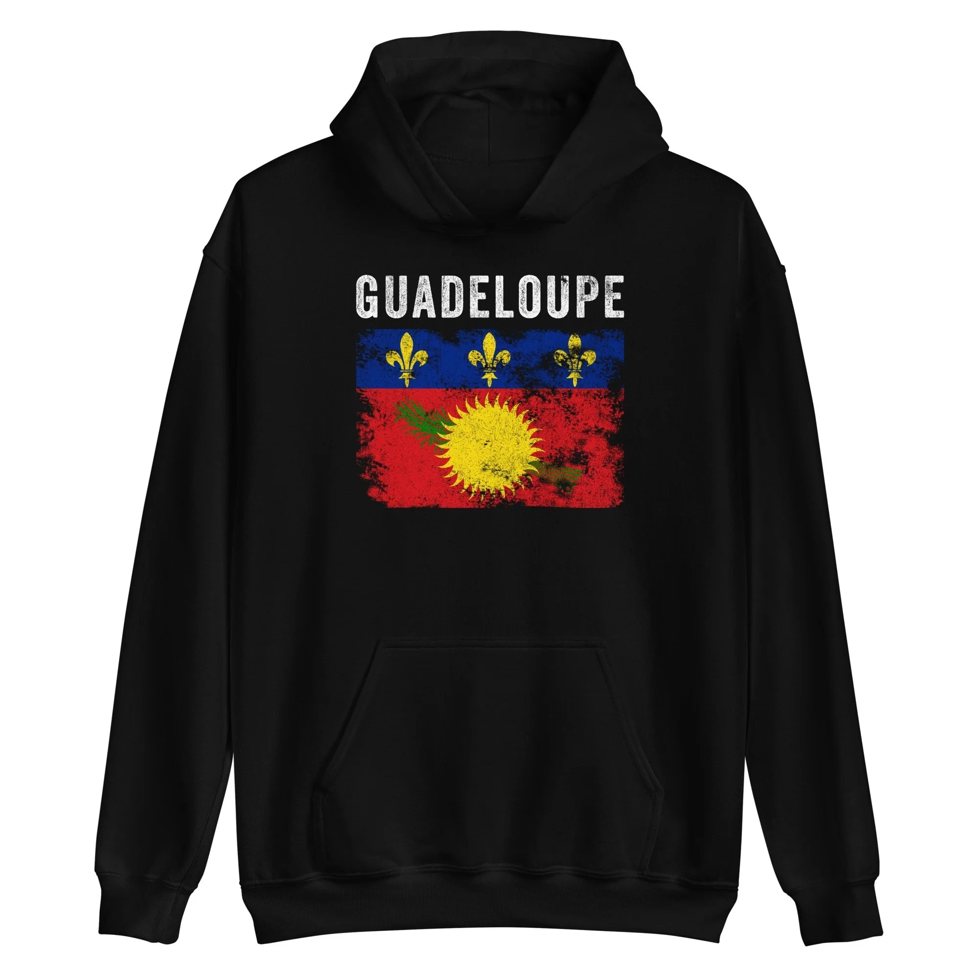 

Guadeloupe Flag Hoodie Men's and Women's Long Sleeve Sweatshirt Y2k Top Autumn Pullover Men Clothing Retro Sportswear Streetwear