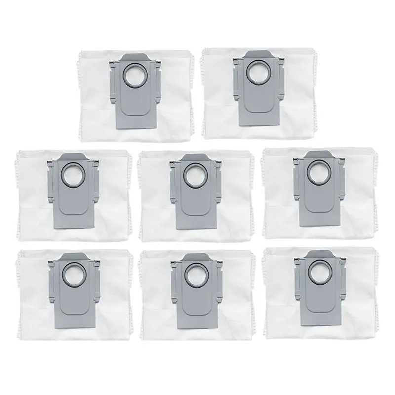 B59B, lot de 8 sacs à poussière pour aspirateur Roborock Q10 S5/S5+/VF/VF+/V/V+ S8 Pro/Plus, accessoires.