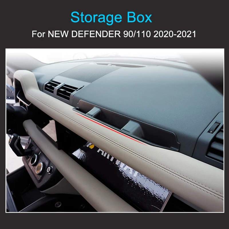 Front Handle Storage Box for Land Rover Defender 90 110 2020-2023 Car Interior Accessories Parts Storage Box for Defender 90/110