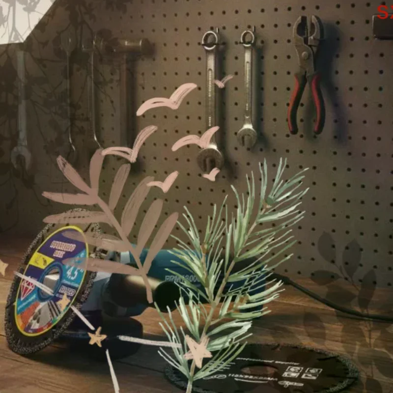 115mm Diamond Cutting Blades Metal Tile Stone Plastic Angle Grinder Saw Blades For Alloy Cast Iron Marble Tool Accessories