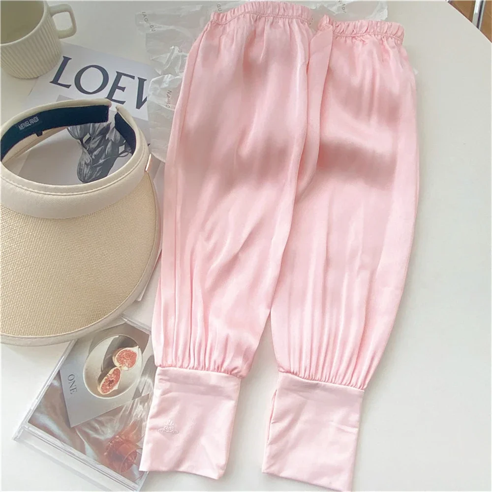 أكمام واقية من الشمس من الحرير الجليدي فضفاضة في الهواء الطلق لركوب الدراجات والتنس والرياضة والأشعة فوق البنفسجية كم حماية للنساء أكمام لتدفئة الذراع مضادة لحروق الشمس