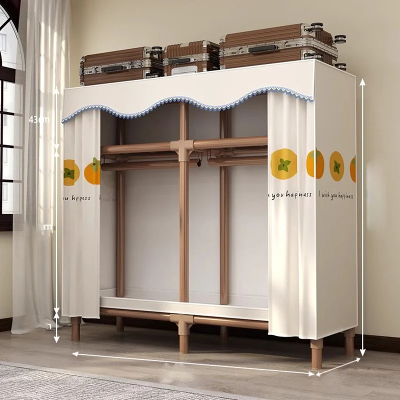 أرفف خزانة حديثة لتوفير المساحة، منظم تخزين، أقسام غرفة النوم، خزانة محمولة، عرض أثاث جناح صالة روبيرو #1