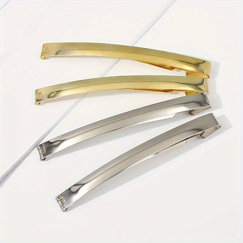 8er-Set Haarspangen im Vintage-Stil, einfacher und minimalistischer Haarschmuck aus Metall für gefärbtes, geschnittenes und gedrehtes Haar, für Wo