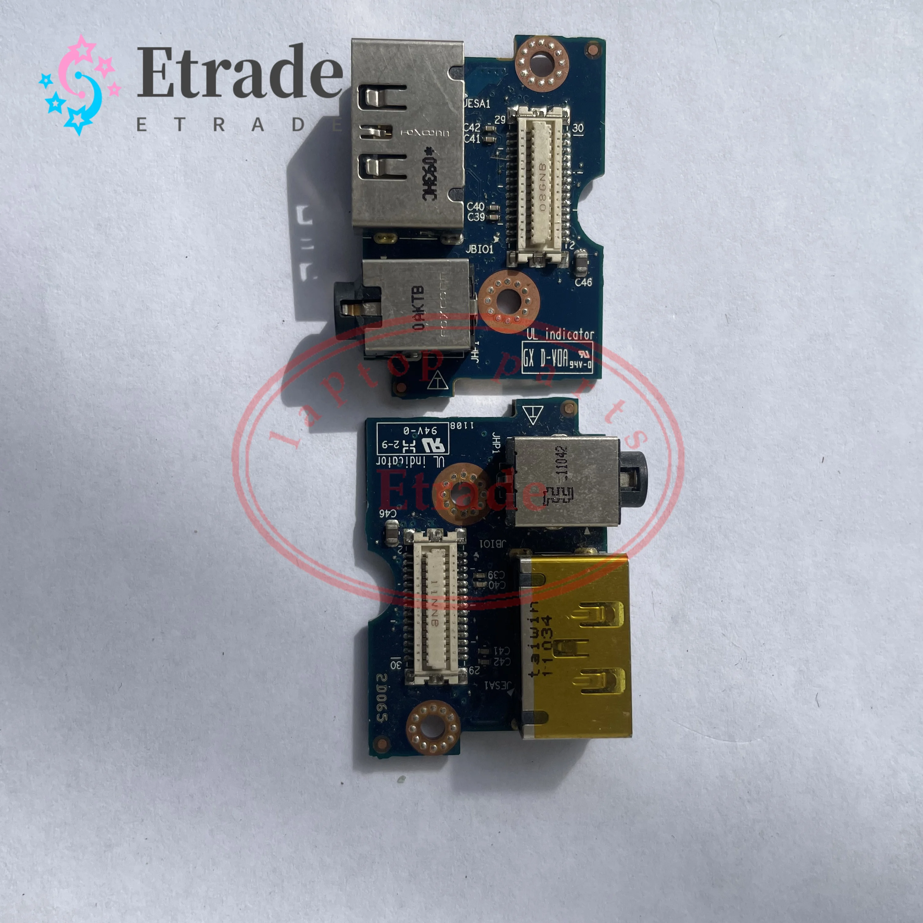 1 stücke original für dell latitude e4310 laptop audio usb board esata audio board LS-5692P