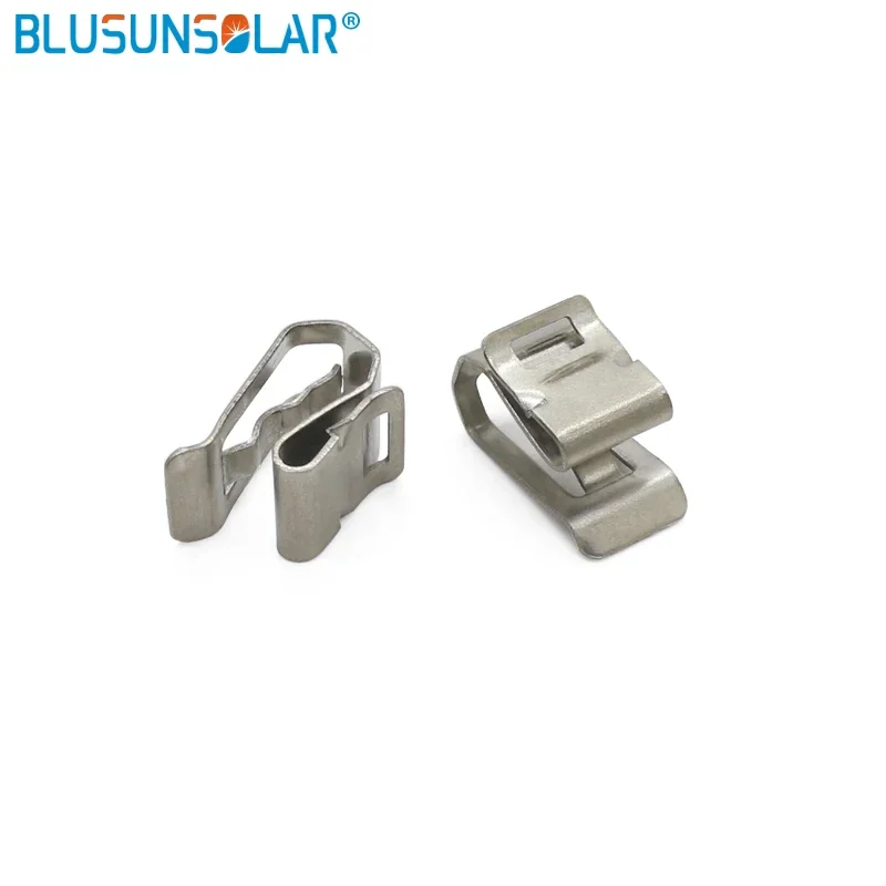 10 PCS/Lot S304  Stainless Steel PV Cable Clips/Clamp For 2/4/6mm2 Solar Cable Wire Installation In Photovoltaic System