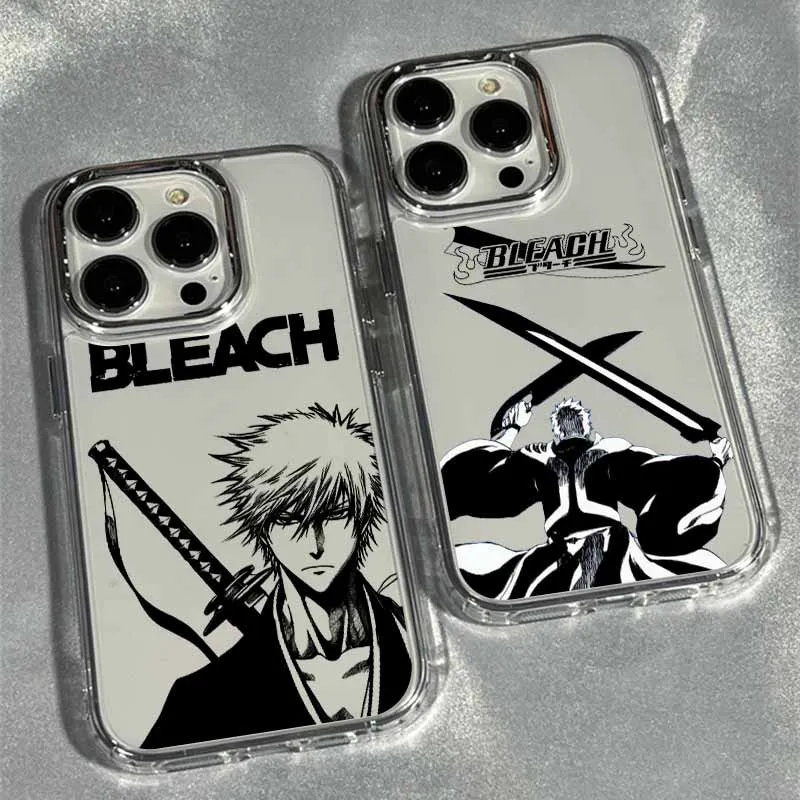Funda de Teléfono Suave con Diseño de Anime BLEACH para Xiaomi Mi 15 Ultra 14T Redmi 15C 14C 13C A5 A3 POCO X7 Note 15 14 13 Pro Plus