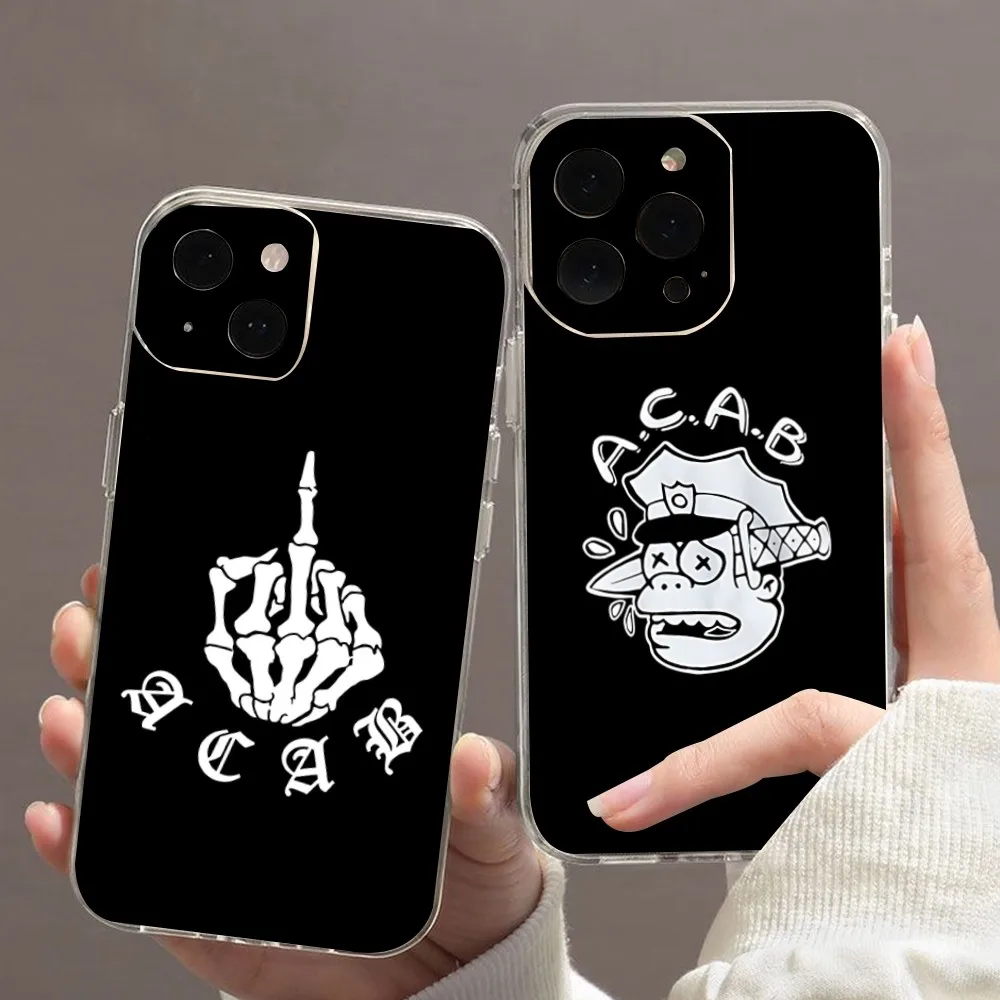 

Чехол для телефона Acabs для Iphone 16, 15, 11, 13, 14 Pro Max Plus X Xr Xs Max Se2020 12 mini, прозрачный чехол