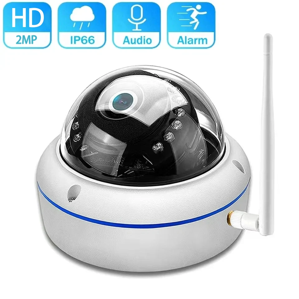 tuya anti vandalismo sobrevivencia dome camera cctv wifi ao ar livre a prova dwireless agua com fio ip cam interacao de voz gravador de video 4mp 01