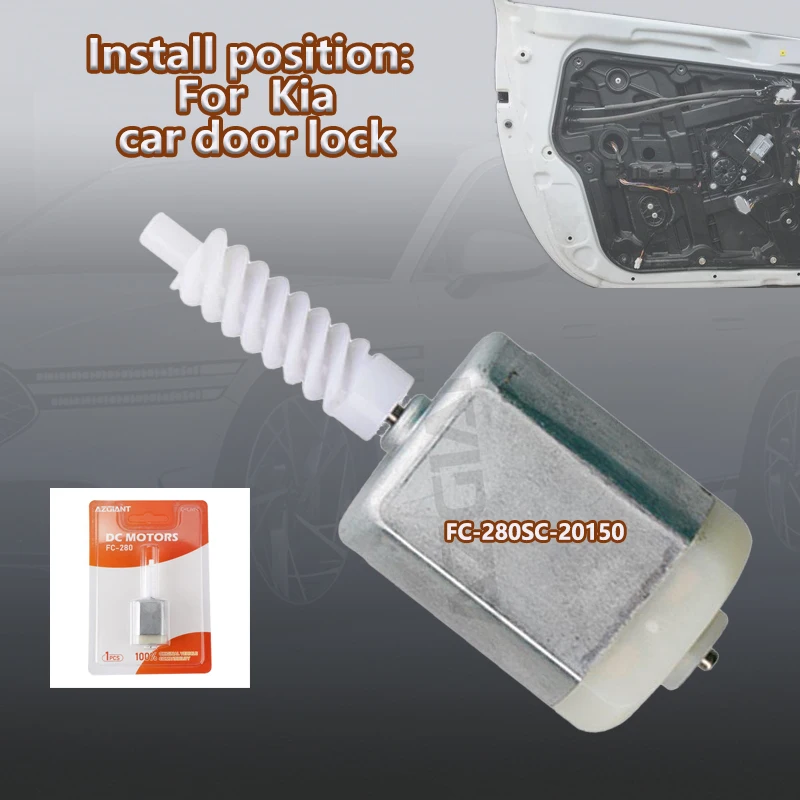 

AZGIANT FC-280SC-20150 Car Door Lock Actuator Replacement Motor For Kia Borrego 3.8L 4.6L/Mohave/Magentis/Carnival/Lotze/Picanto