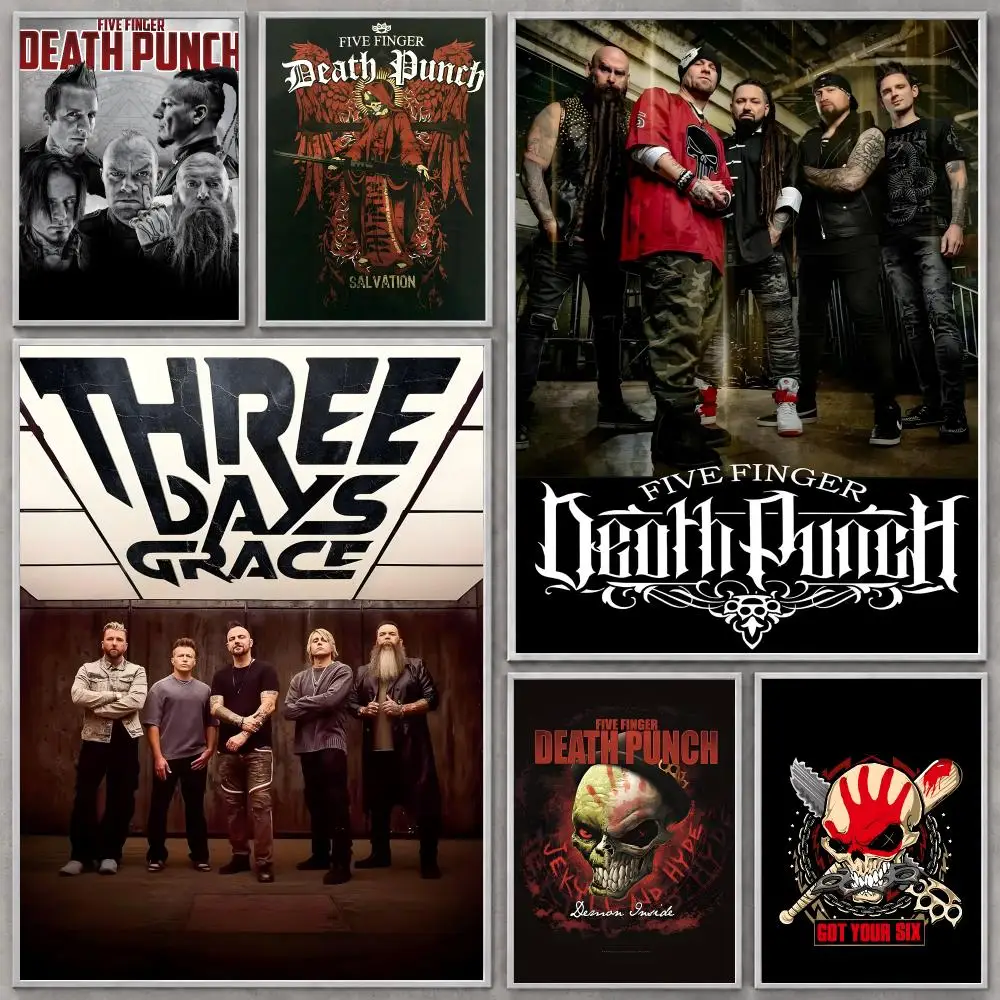 Band Five Finger Death Punch Poster canvas wall art print wall painting home decor living room bedroom wall picture