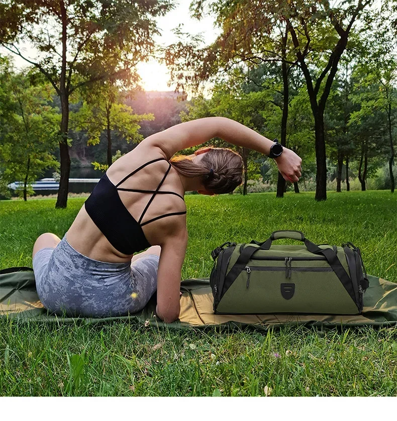 Outdoor Gym Bag For Men Women Dry Wet Separate Fitness Training Travelling Handbag Multifunction Sport bags With Shoe travel bag