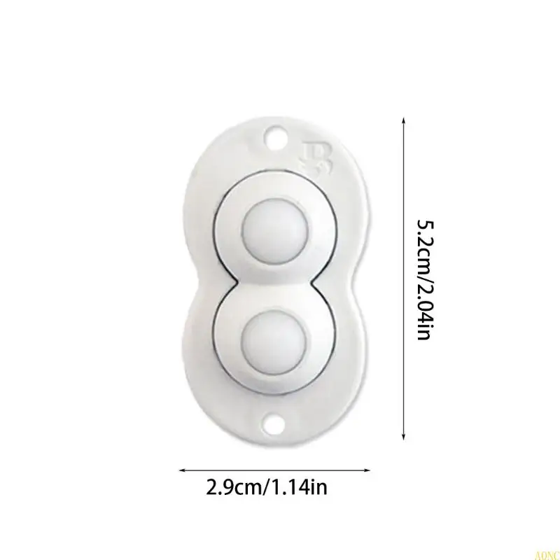 A0NC 8pieces 360 градусов вращение самоклеящихся кастеров Практические скользящие колеса