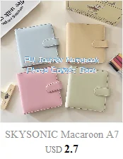SKYSONIC Neue Ankunft A5 Zipper Binder Sammeln Buch Glitter Cover Organizer Journal Notebook Kugel Transparent PVC Fotoalbum – Detail 14