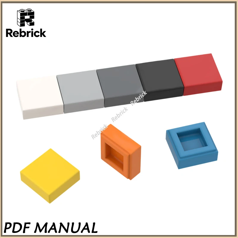 

3070 1x1 Плоские гладкие кирпичики 50г, технические строительные блоки MOC, запасные части для DIY