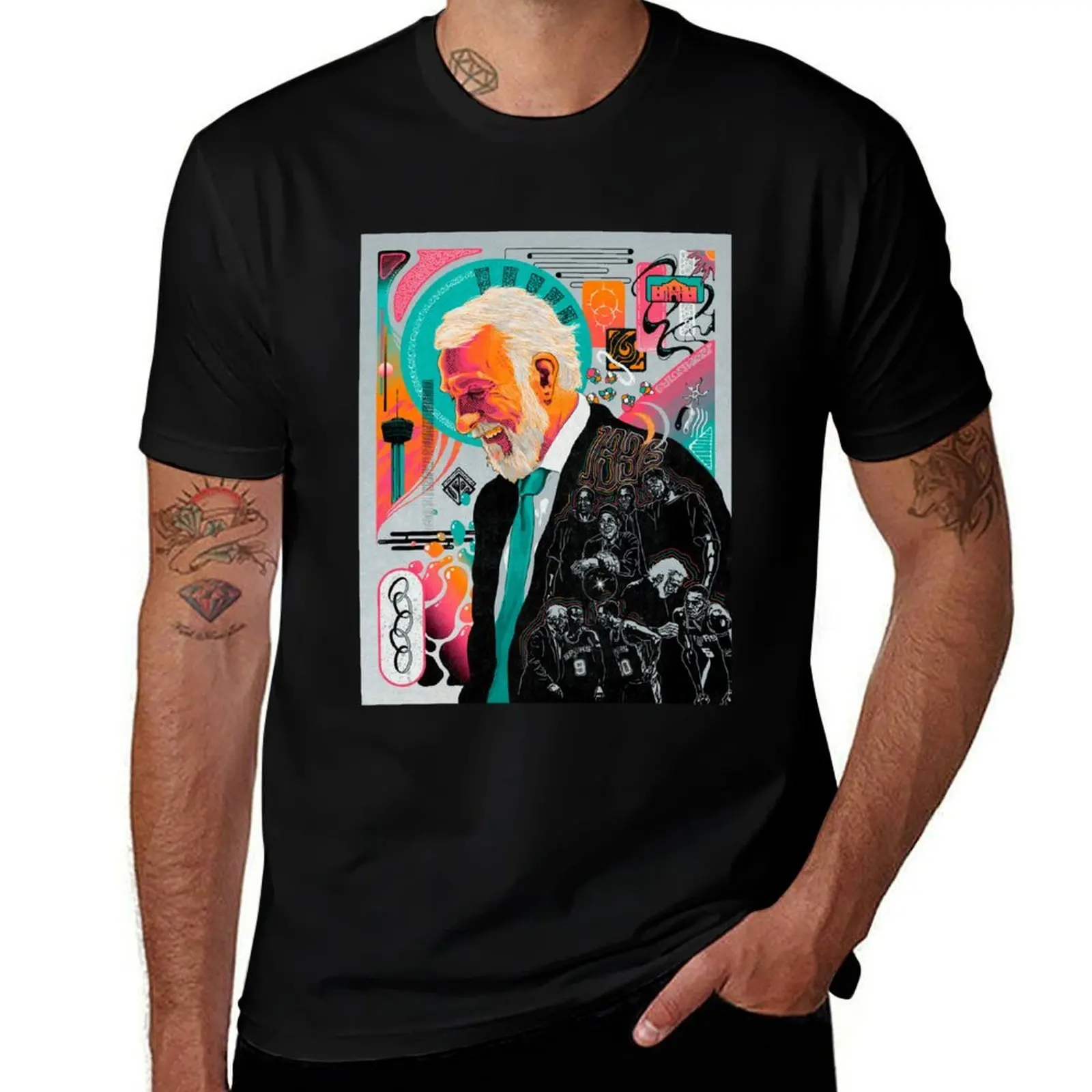 

Gregg Popovich T-Shirt anime tshirt t shirts for man pack cotton t shirts for man graphic funny T-shirt