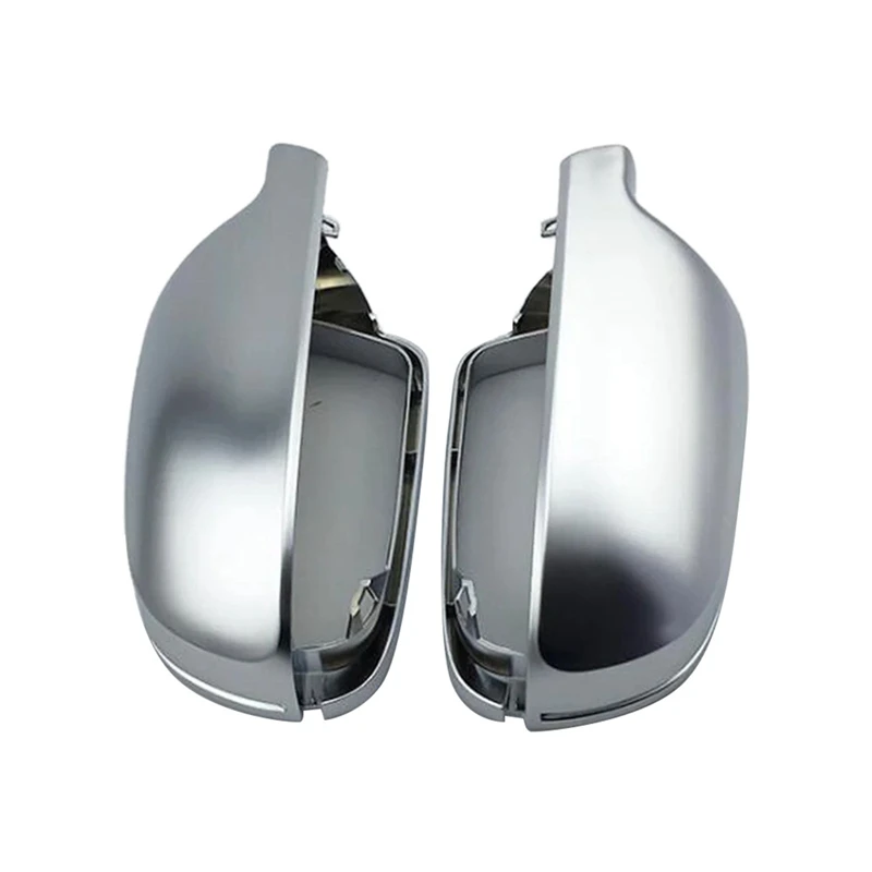 

Car Mirror Cover For A4 B8.5 A3 A5 S5 RS5 Chrome Silver Rearview Mirror Cover Protection Cap Car Styling Replacement