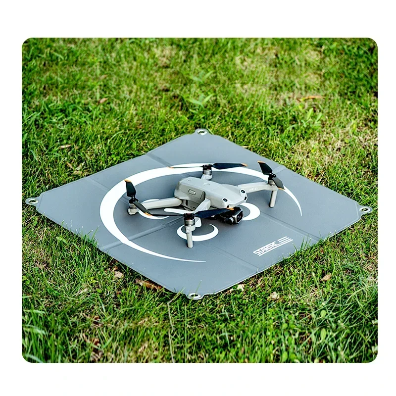 SZPowerwin Landing Pad Складная универсальная квадратная вертолетная площадка для DJI Air 3/Mavic 3 Pro/Mini 3/Avata FPV/Mini 2/Air 2S 22 дюйма