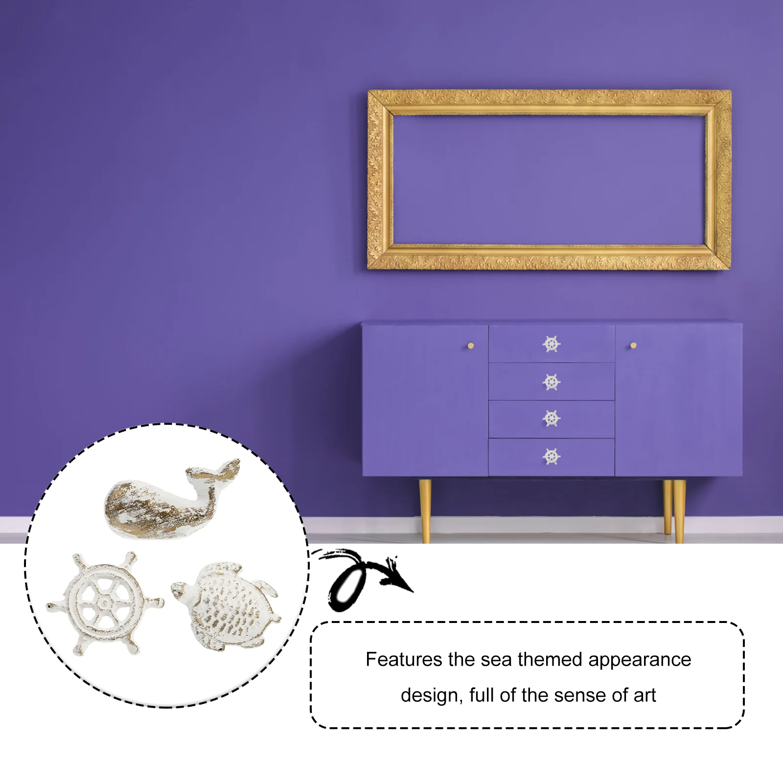 

1 Set Cabinet Handles Creative Drawer Pulls Iron Craft Furniture Accessories Decorative Hardware For Wardrobe Door