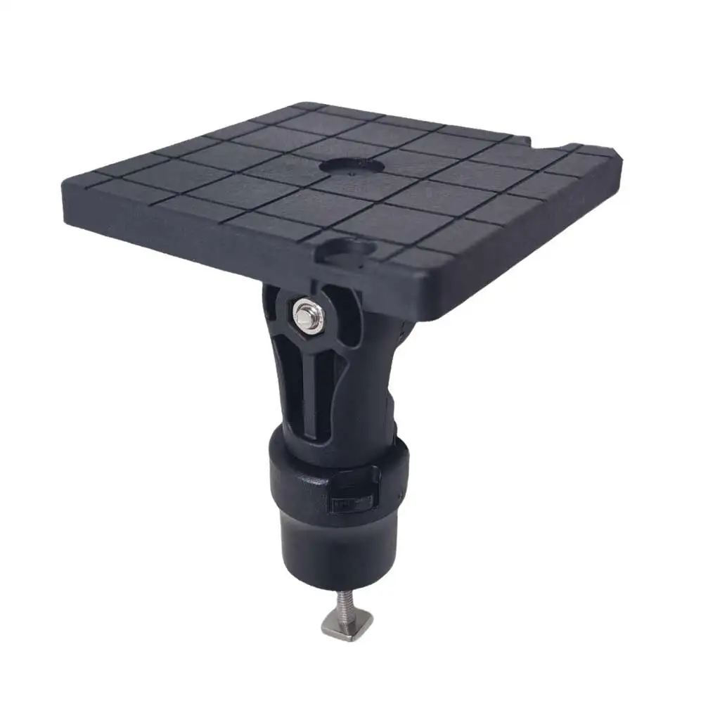 Kayak Canoe Track Rail Fishfinder Mount PVC Boat GPS Sounder Handrail Holder Draft Dinghy SUP Board Electronic Device Supporter view 4